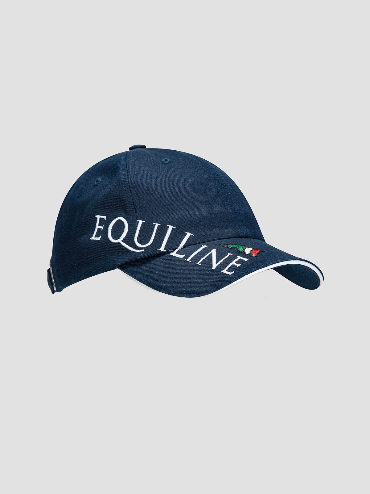 Equiline verstelbare pet met Equiline Logo blauw