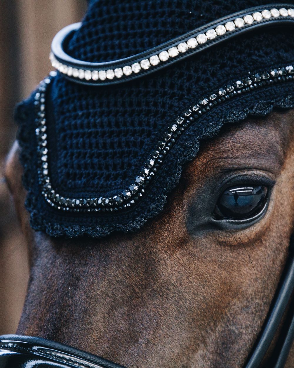 Kentucky Horsewear vliegenmuts Wellington Stone & Pearl