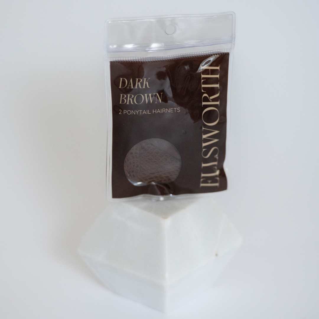 Ellsworth Hairnet Dark Brown (Set of 2)
