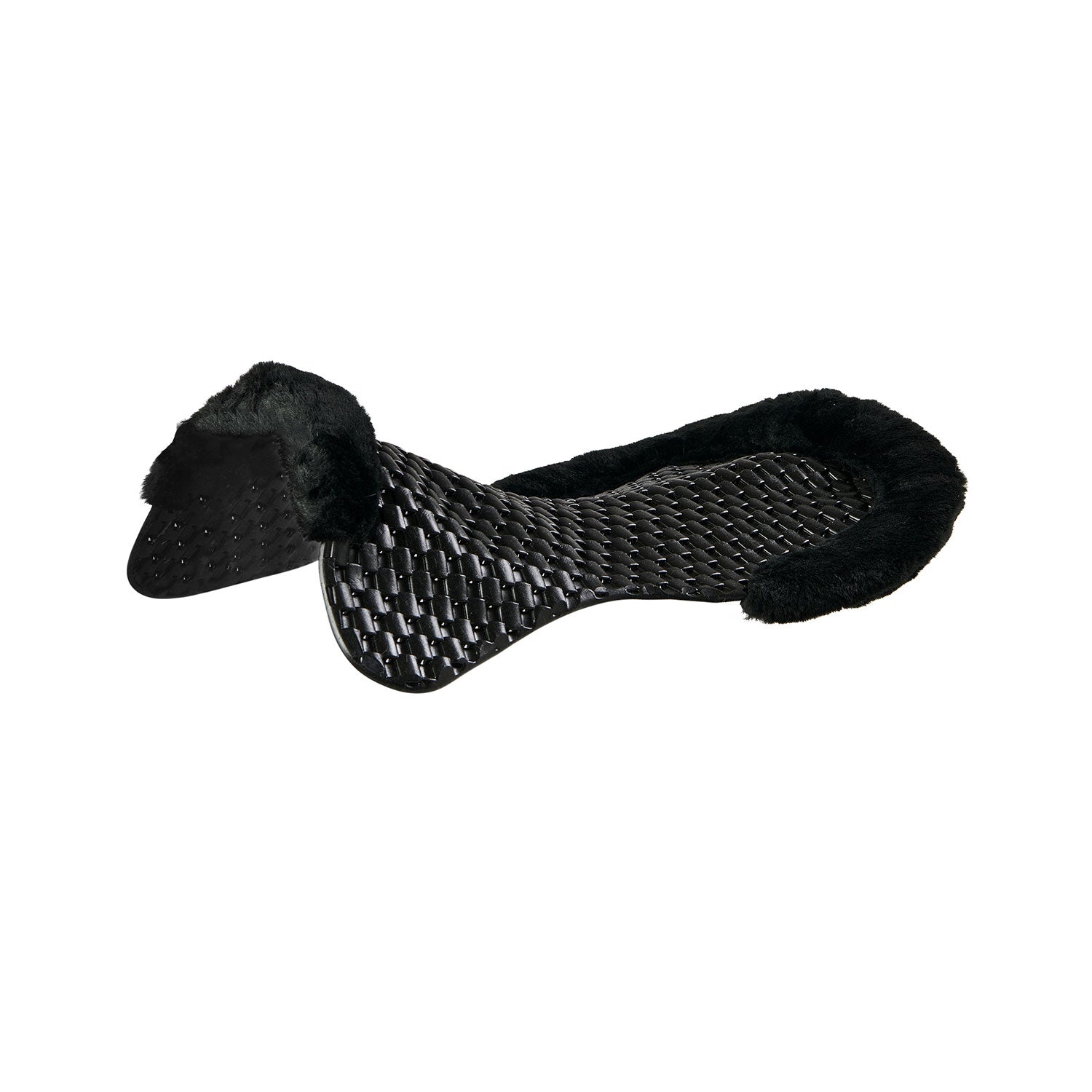 Acavallo Respira Air Release Gelpad met Eco Wool zwart Zwart