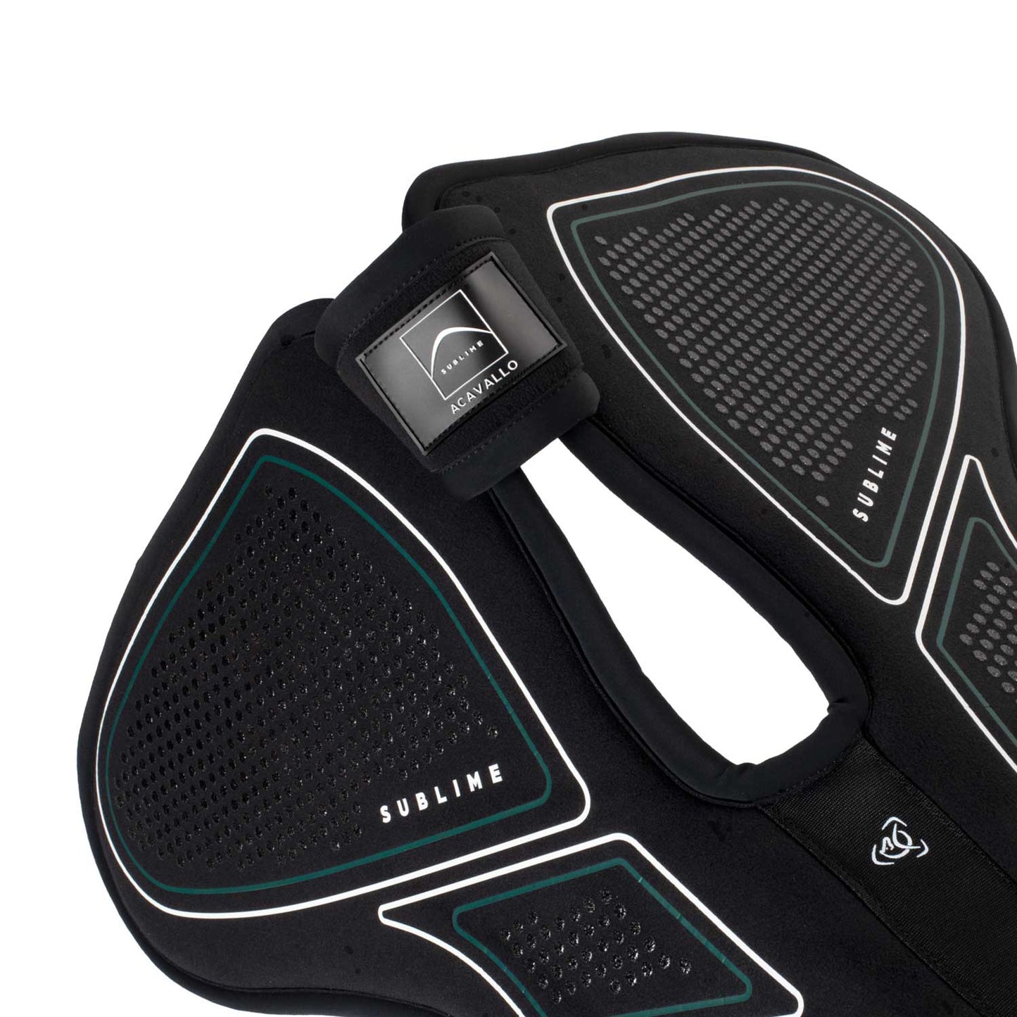Acavallo Zero Impact Withers Free Half Pad Saddle Pad Black