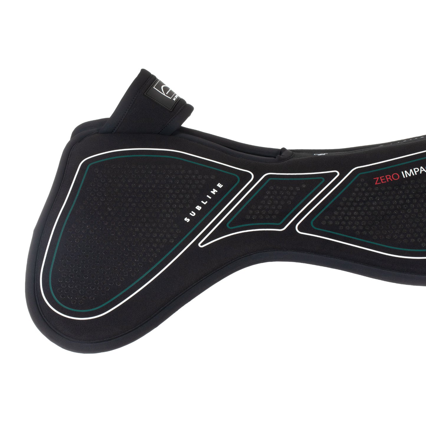 Acavallo Zero Impact Withers Free Half Pad Saddle Pad Black
