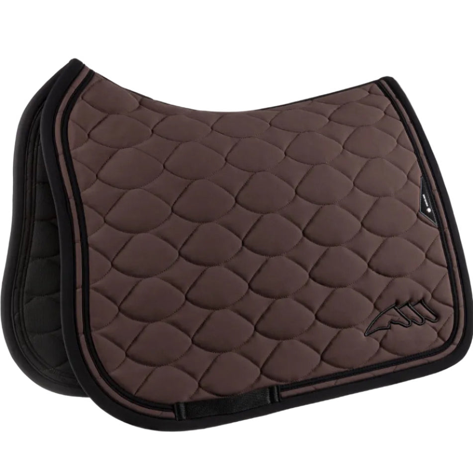Equiline Dressage Saddle Pad Technical Fabric Eqonda Cocoa Powder