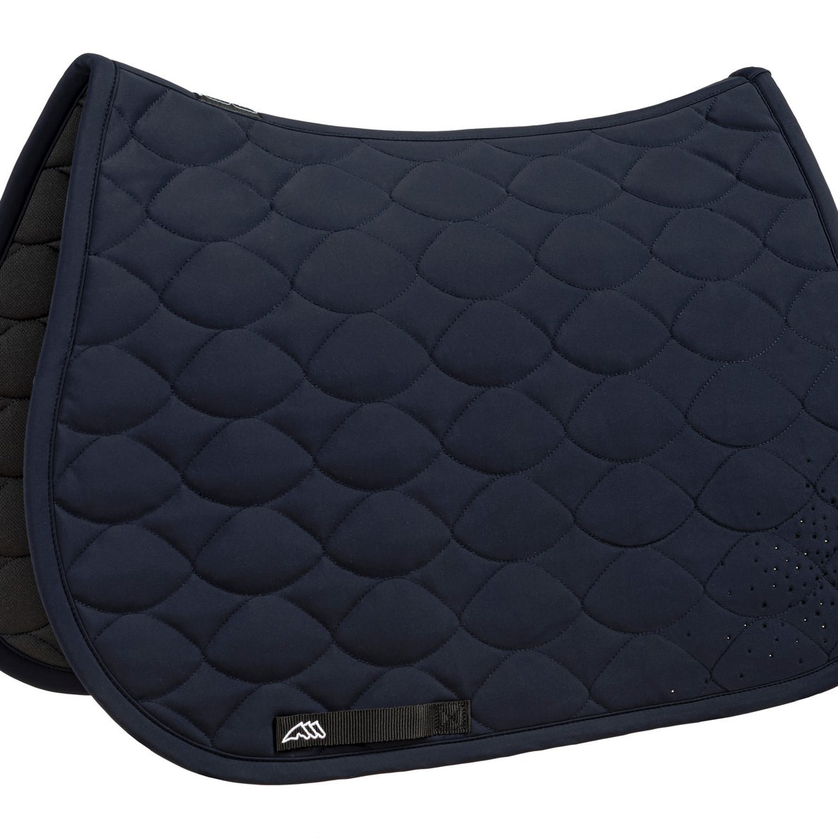 Equiline Spring Zadeldek Tech Crystal Fabric Eqtech Navy Springen full