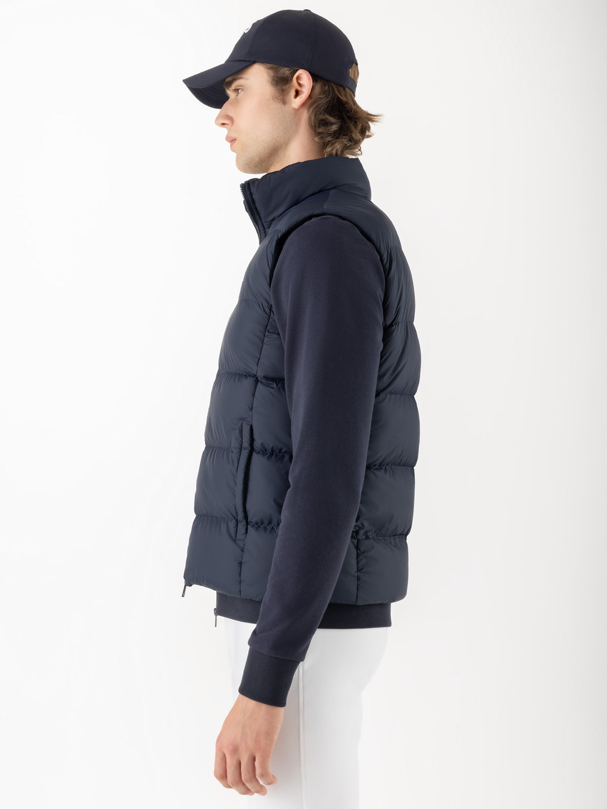Equiline quilted bodywarmer Men Eqcortek Navy