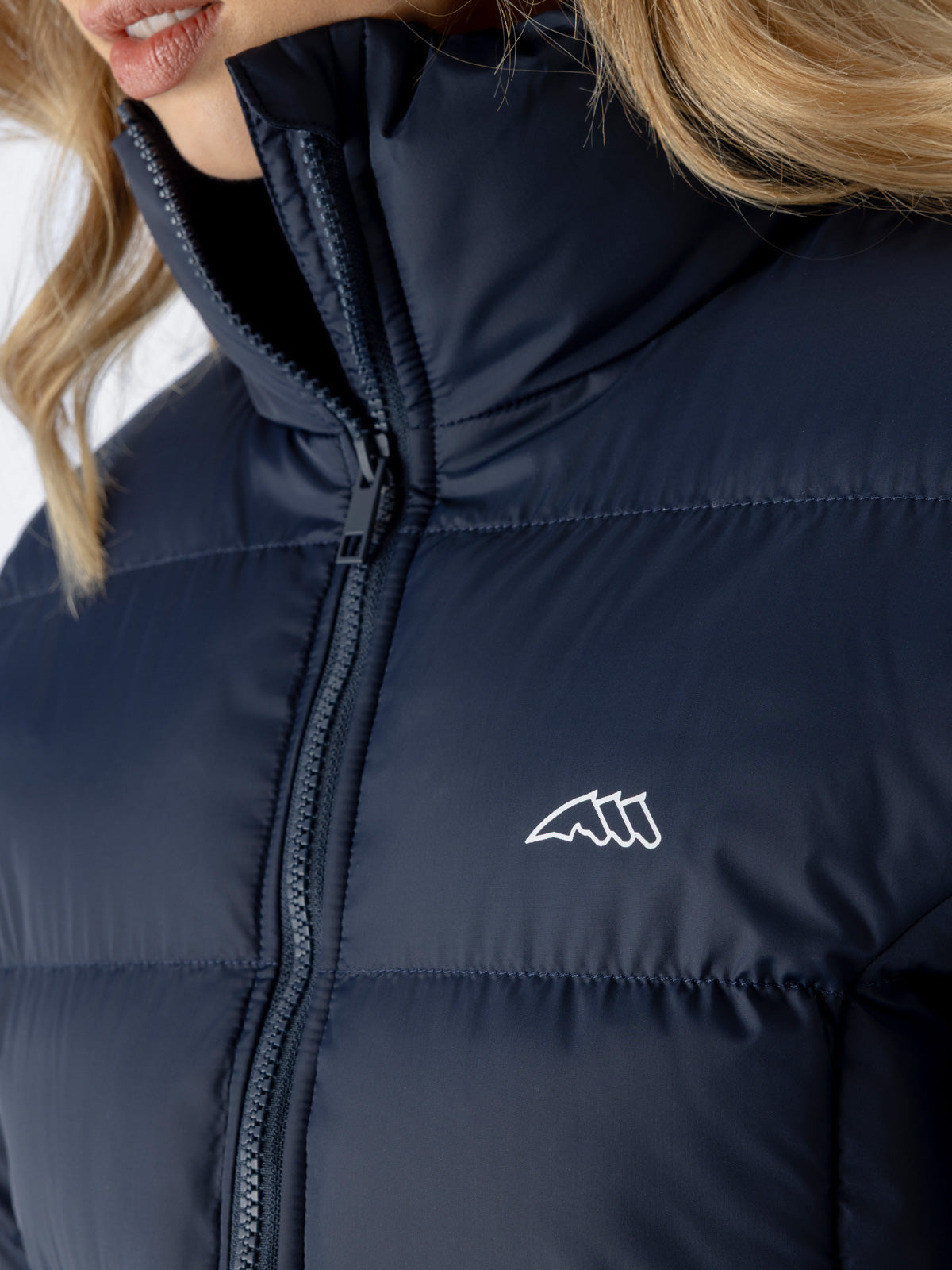 Equiline gewatteerde jas Dames Eqesatek Navy