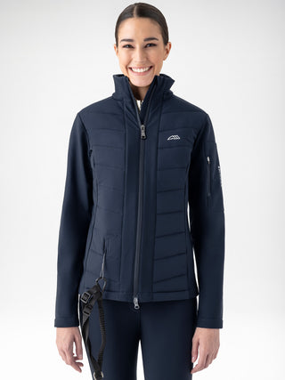 Equiline Women's Airbag Compatible Softshell Jacket Entrec Navy