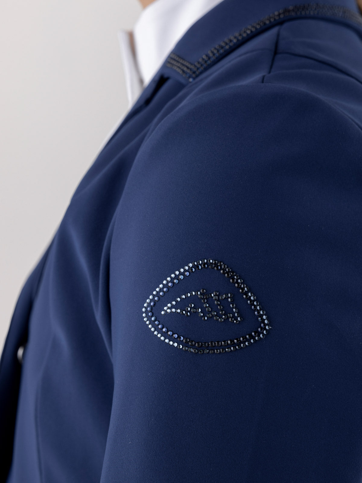 Equiline Competition Jacket Girls Ciac Navy