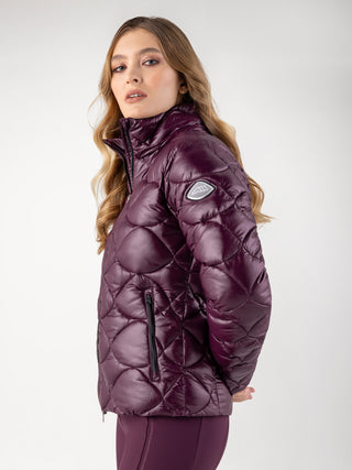 Equiline Quilted Jacket Women Gasic Amaranto