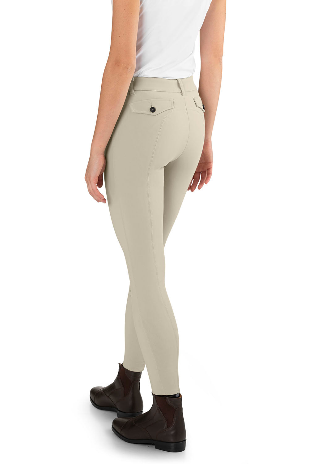 Ego7 Jumping PT Breech Rijbroek Knie Grip Dames Beige