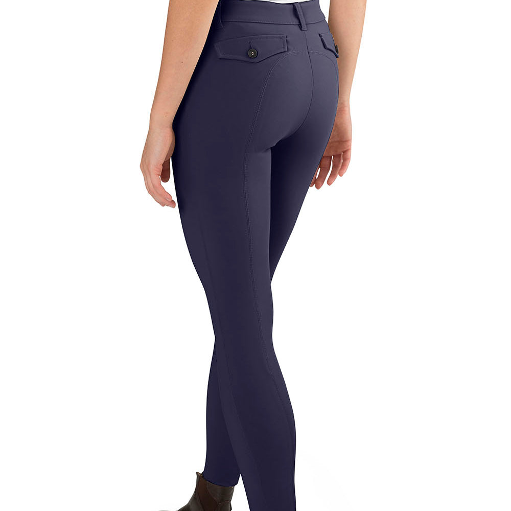Ego7 Jumping PT Breech Rijbroek Knie Grip Dames Navy