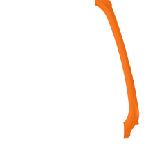 Flex-On Removable Arm set Iron S Stijgbeugels Oranje