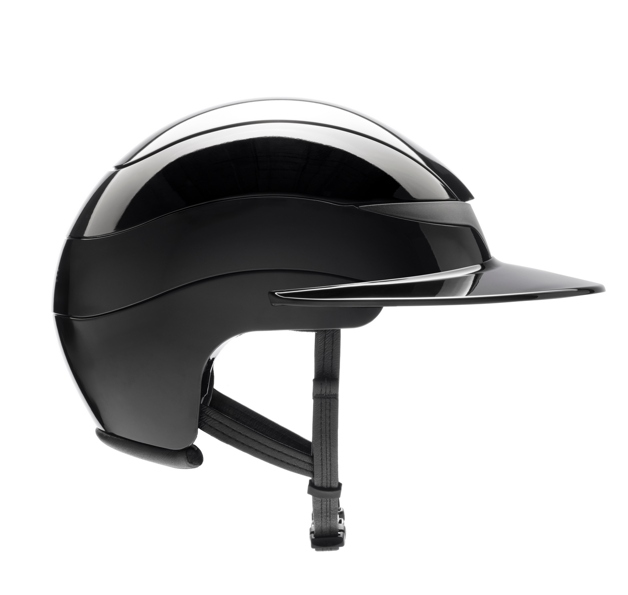 Equiline Paardrijhelm Xanto Sun Visor Gloss Zwart