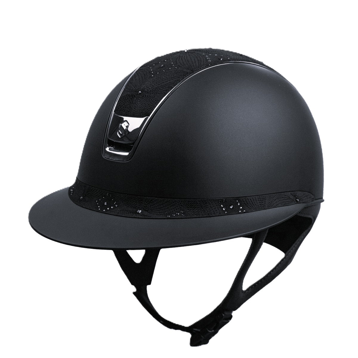 Samshield 2.0 Paardrijhelm Miss Shield Shadowmatt Celestial Crystal Zwart Zwart