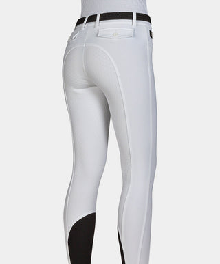 Equiline riding breeches ladies full grip Ceriek White