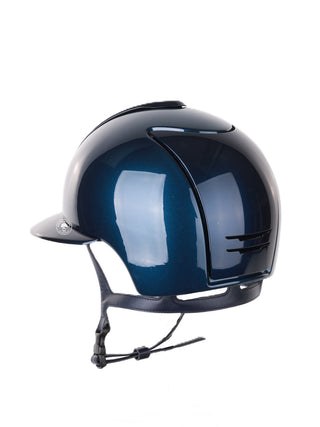 Kep Italia Riding Helmet Cromo 2.0 Shine Blue Chrome Frame