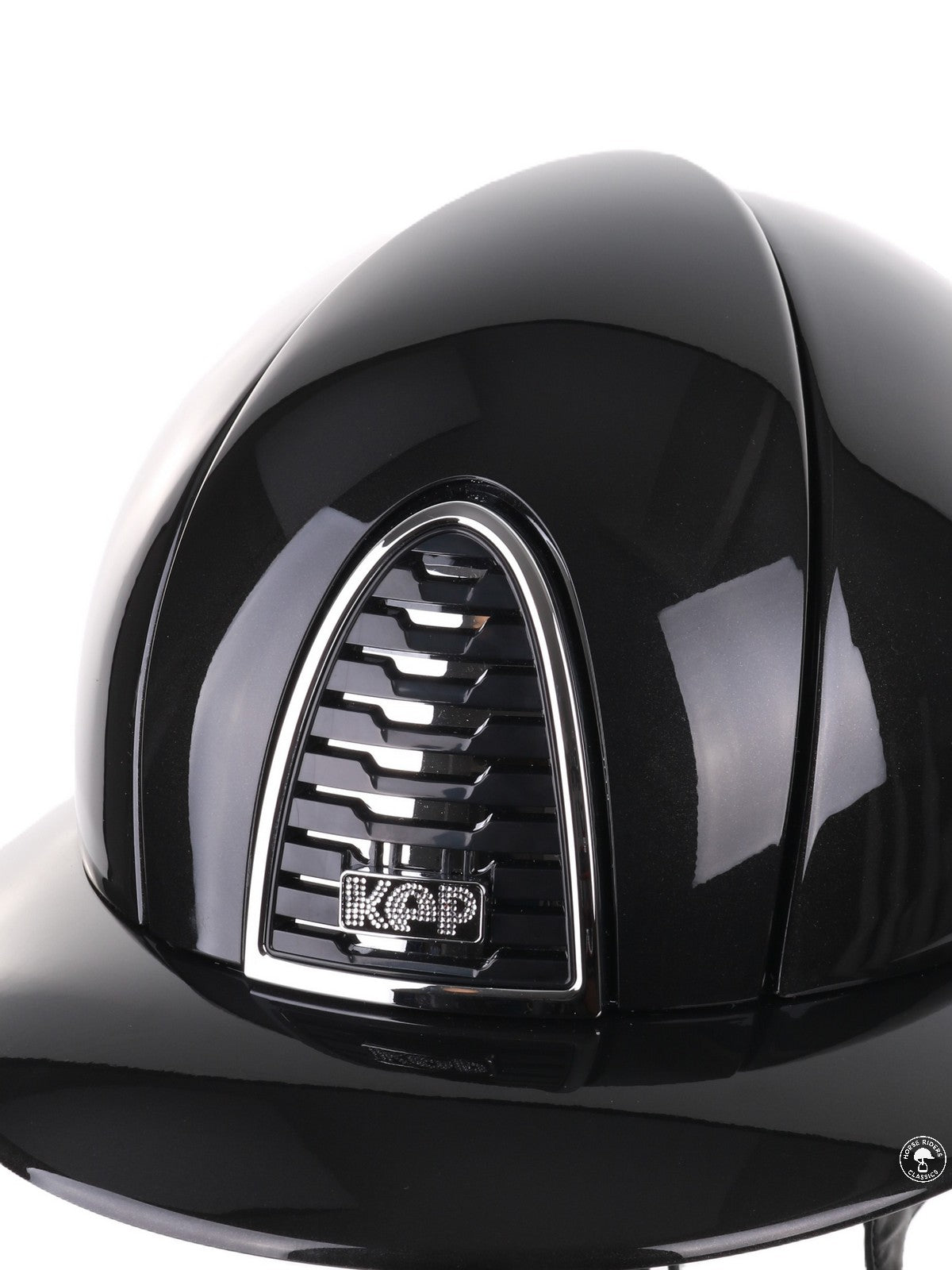 Kep Italia Riding Helmet Cromo 2.0 Shine Polo Peak Black Chrome Frame