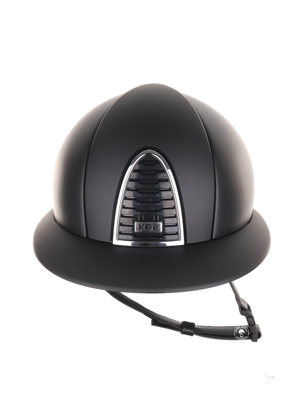 Kep Italia Paardrijhelm Cromo 2.0 Matt Polo Klep Zwart Chrome Frame