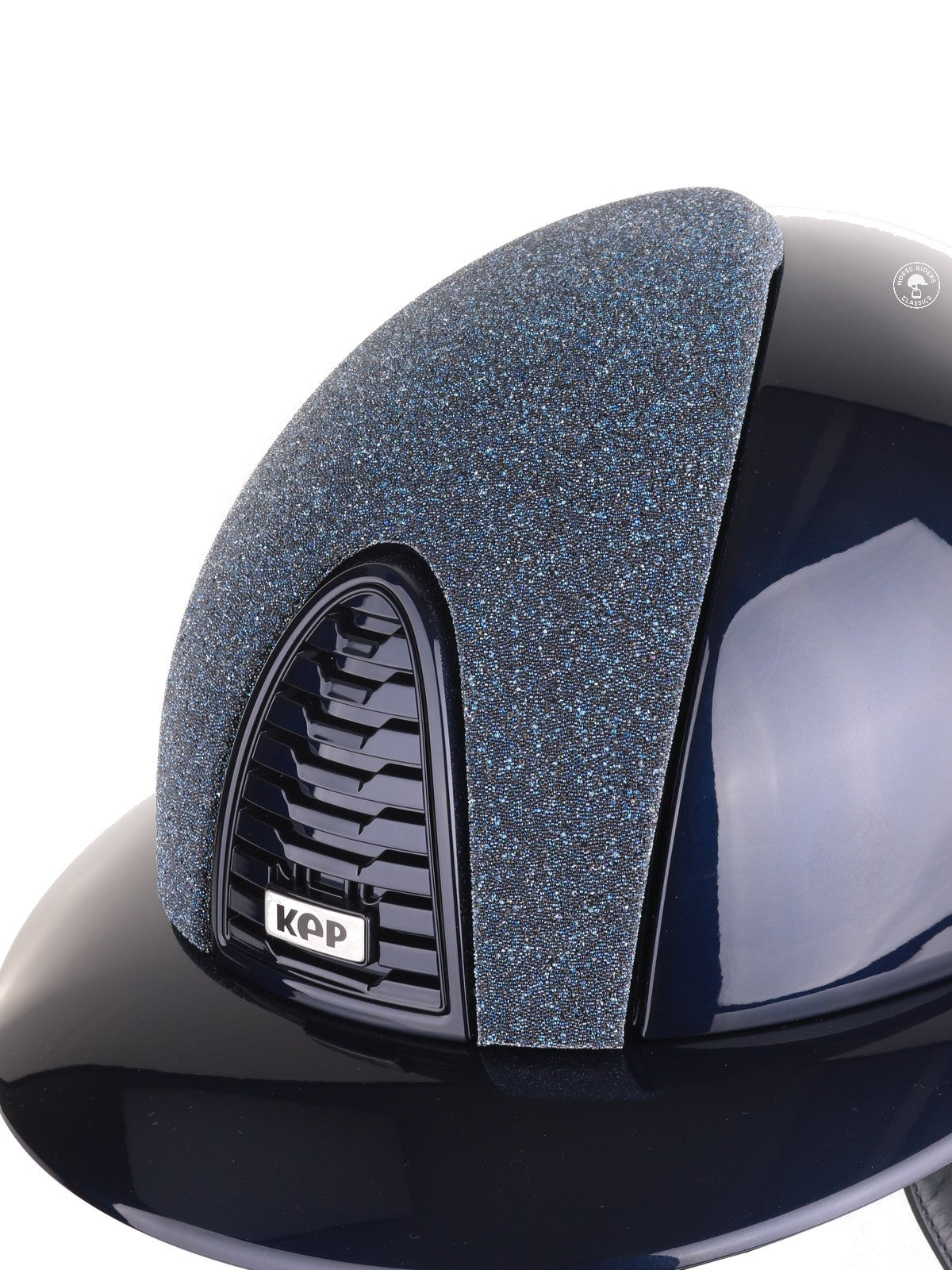Kep Italia Paardrijhelm Cromo 2.0 Polish Polo Klep Blauw Vanity Insert