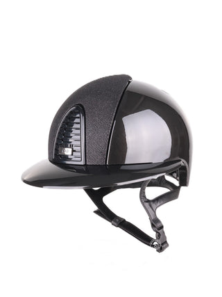 Kep Italia Riding Helmet Cromo 2.0 Shine Polo Peak Black RAW Frame Luminor Insert