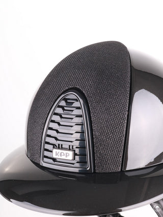 Kep Italia Riding Helmet Cromo 2.0 Shine Polo Peak Black RAW Frame Luminor Insert
