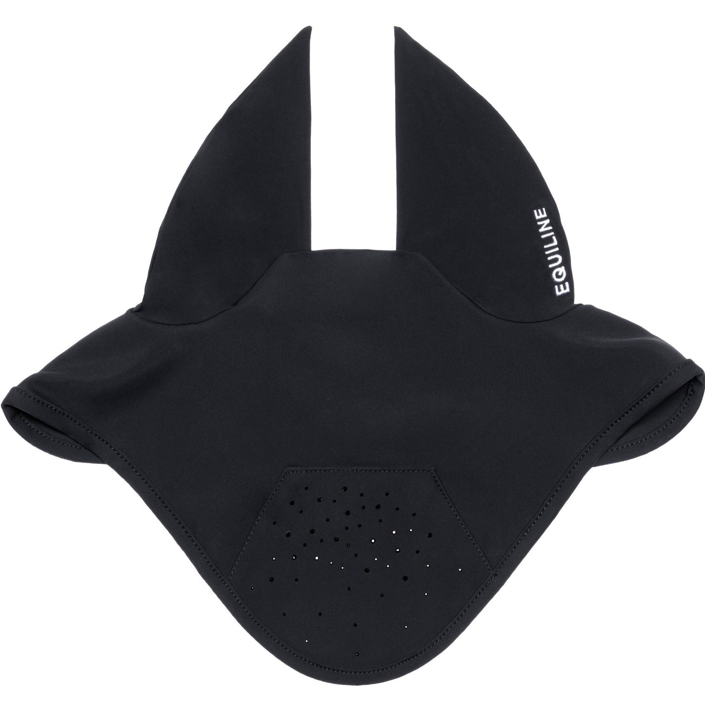 Equiline Vliegenmuts Tech Crystal Fabric Eqtech Zwart Full