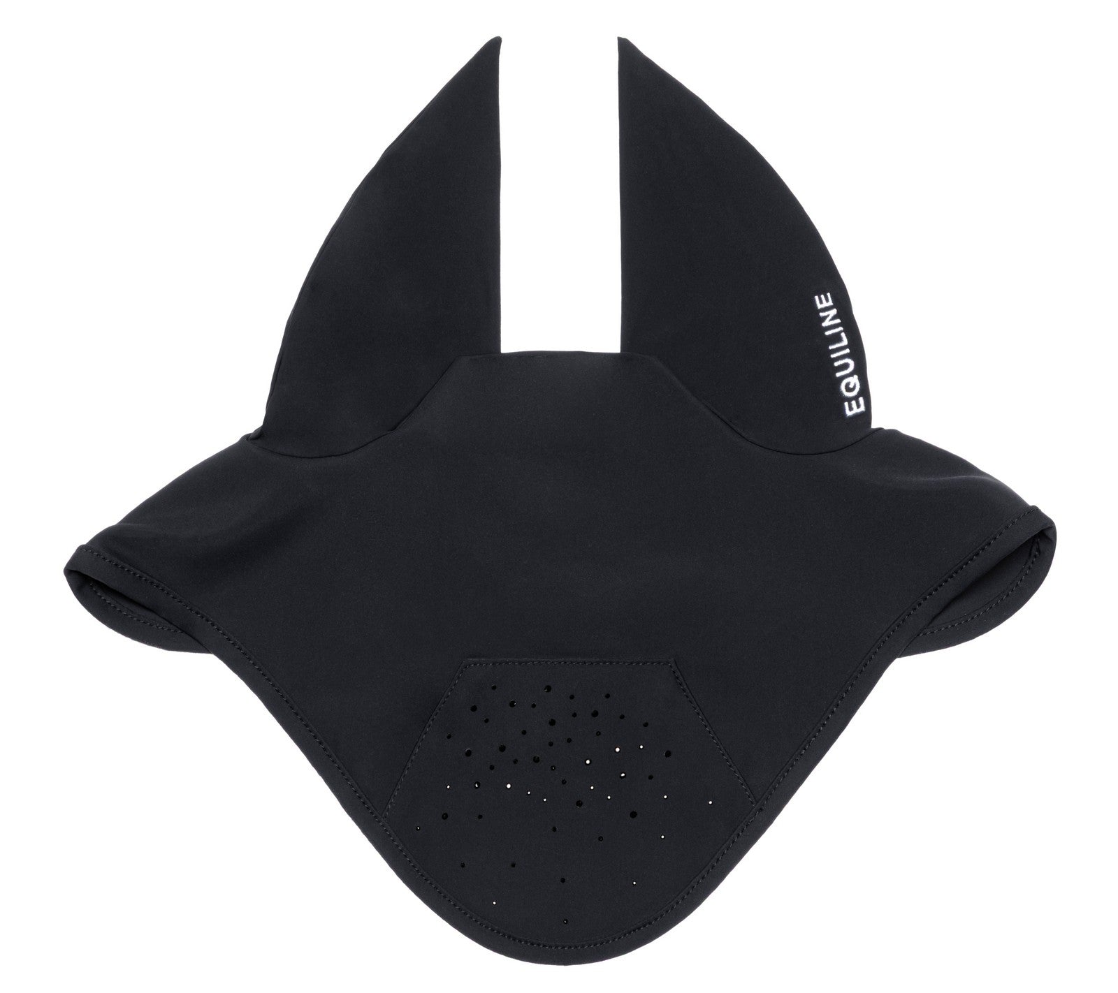 Equiline Vliegenmuts Tech Crystal Fabric Eqtech Zwart Full