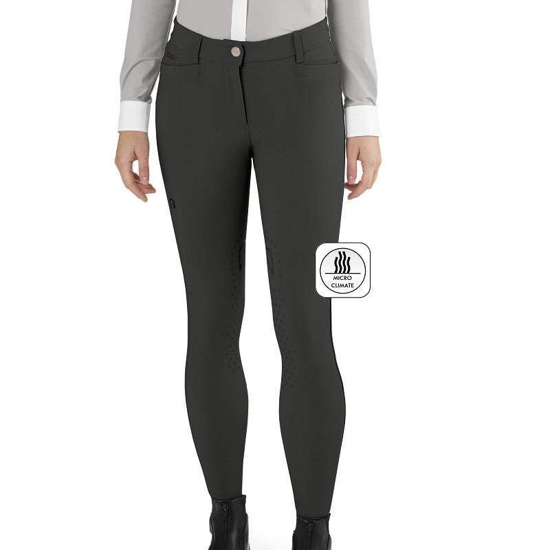 Ego7 Jumping WI winter Breech Rijbroek Knie Grip Dames Zwart