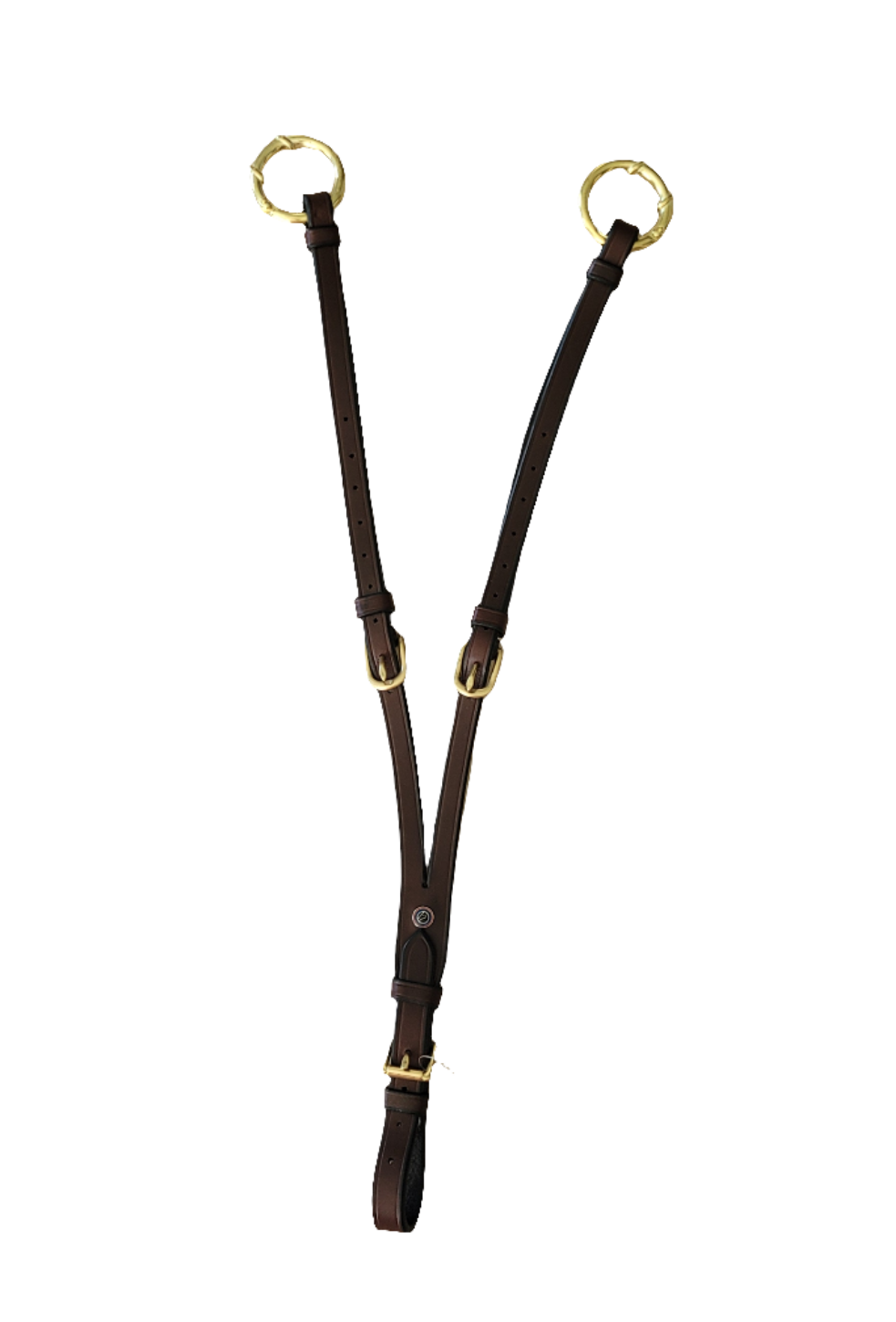 TRUST Helsinki martingaalvork gouden gespen Bruin