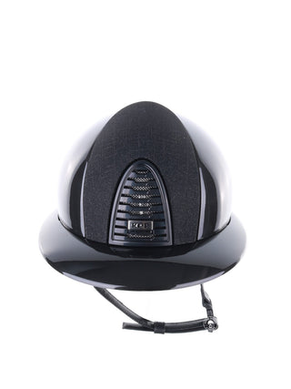 Kep Italia Riding Helmet Cromo 2.0 Shine Polo Peak Black RAW Frame Galassia Insert