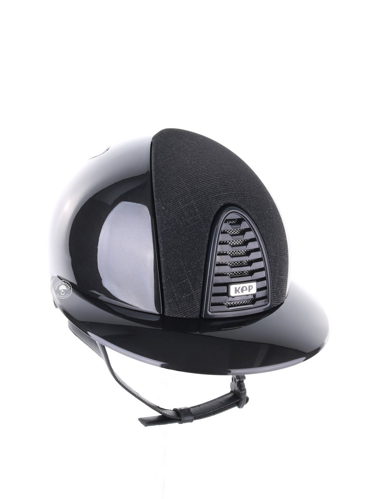 Kep Italia Riding Helmet Cromo 2.0 Shine Polo Peak Black RAW Frame Galassia Insert