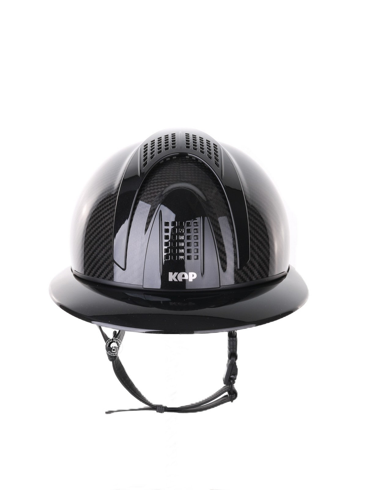 Kep Italia Riding Helmet E-Light Carbon Polo Peak Black