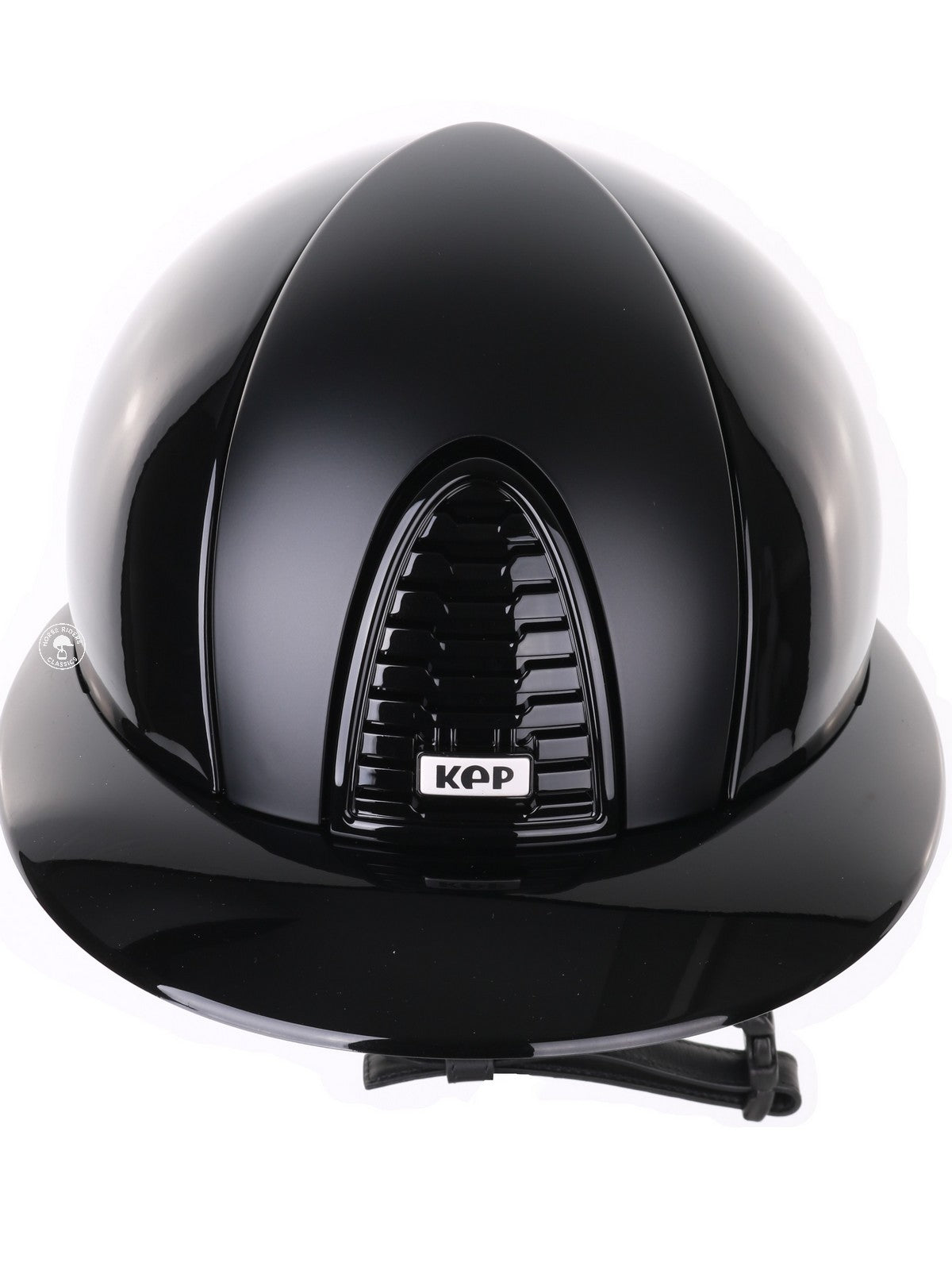 Kep Italia Riding Helmet Cromo 2.0 Polish Polo Peak Black Textile Inserts