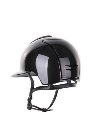 Kep Italia Riding Helmet Cromo 2.0 Shine Polo Peak Black Rose Gold Frame