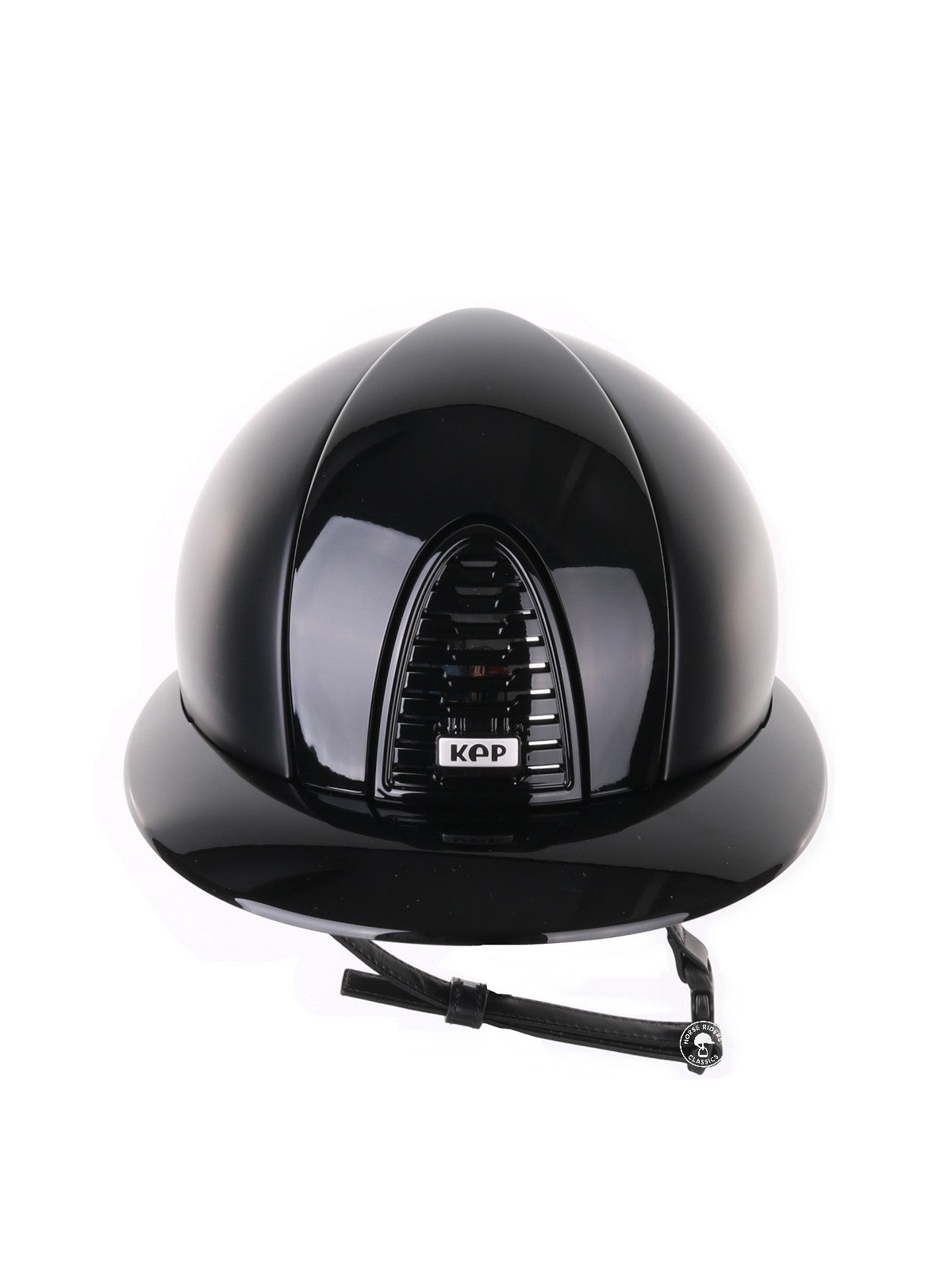 Kep Italia Riding Helmet Cromo 2.0 Textile Polo Peak Black Polish Inserts