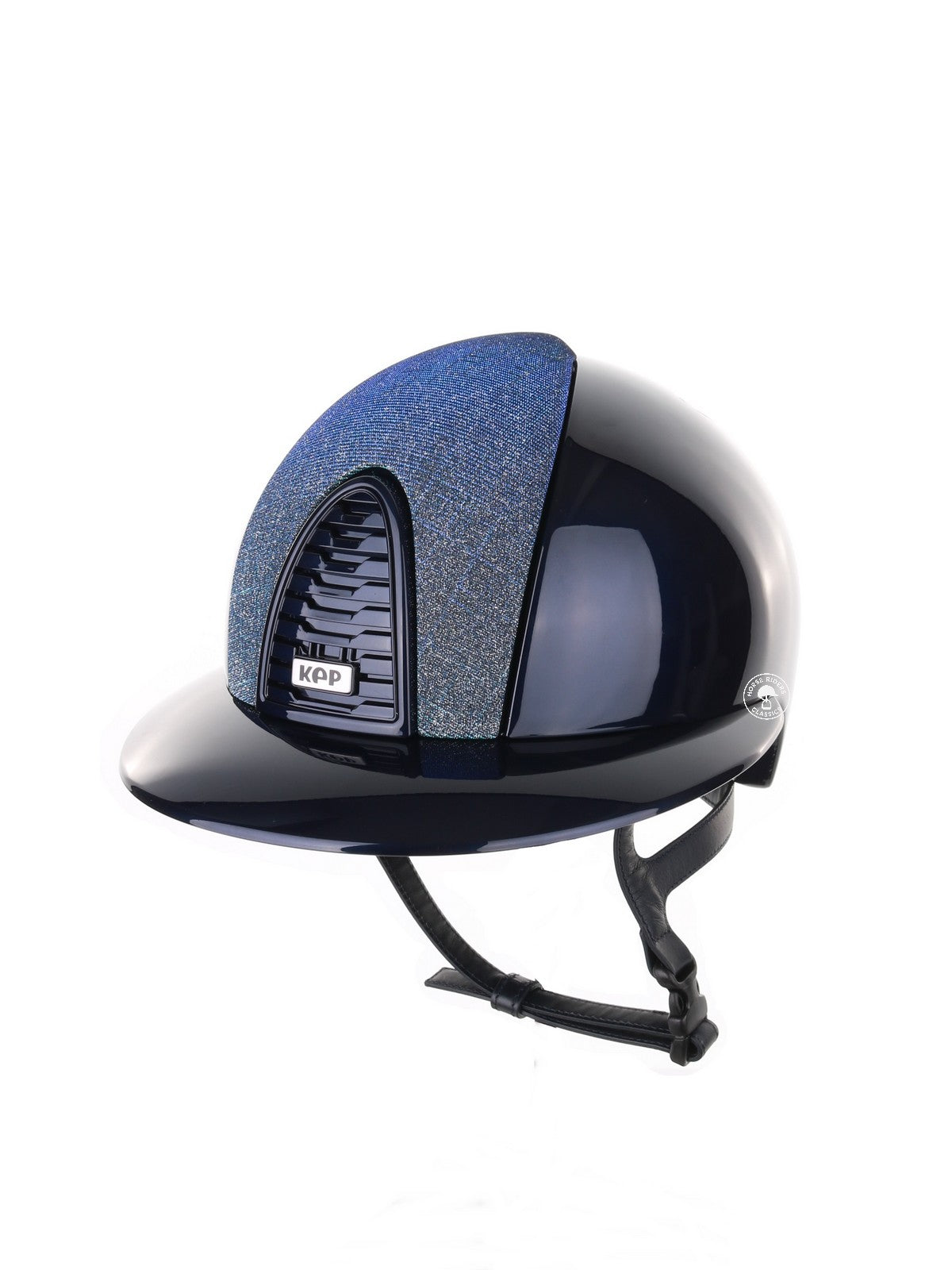 Kep Italia Paardrijhelm Cromo 2.0 Polish Polo Klep Blauw Galassia Light Blue Insert