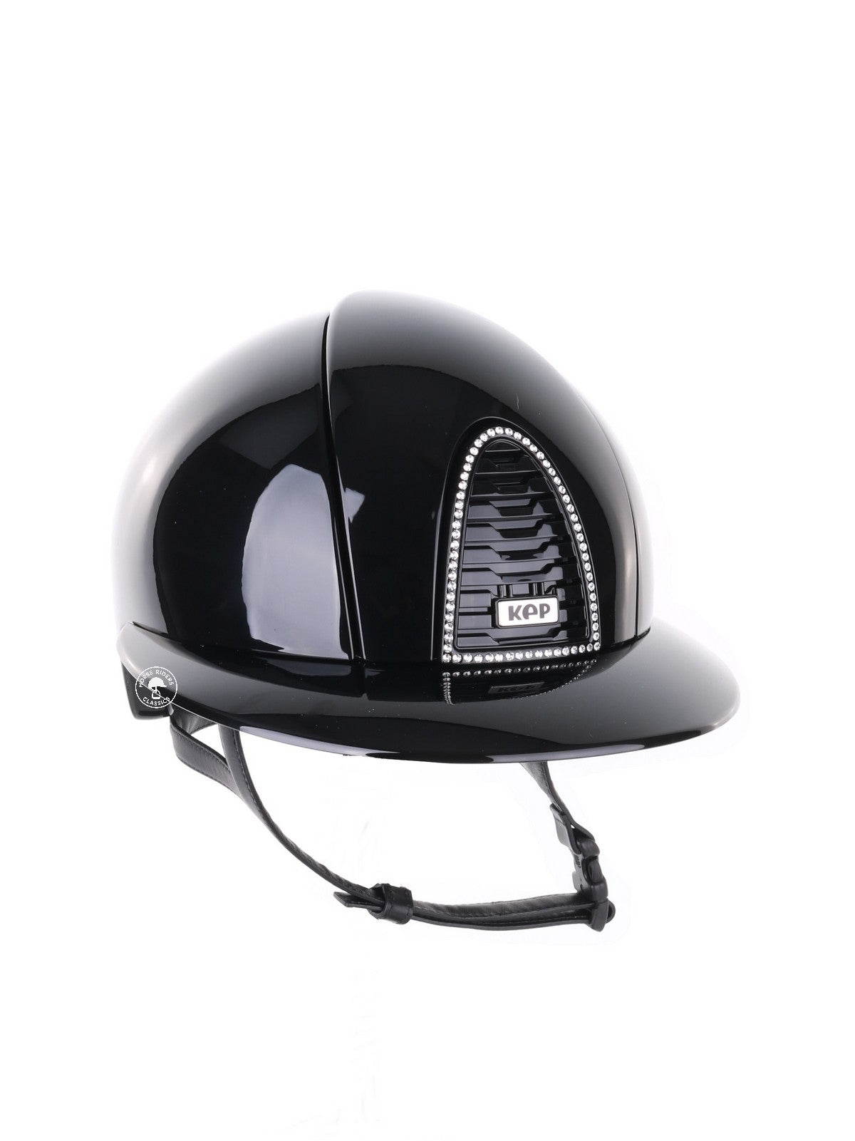 Kep Italia Riding Helmet Cromo 2.0 Polish Polo Peak Swarovski Frame