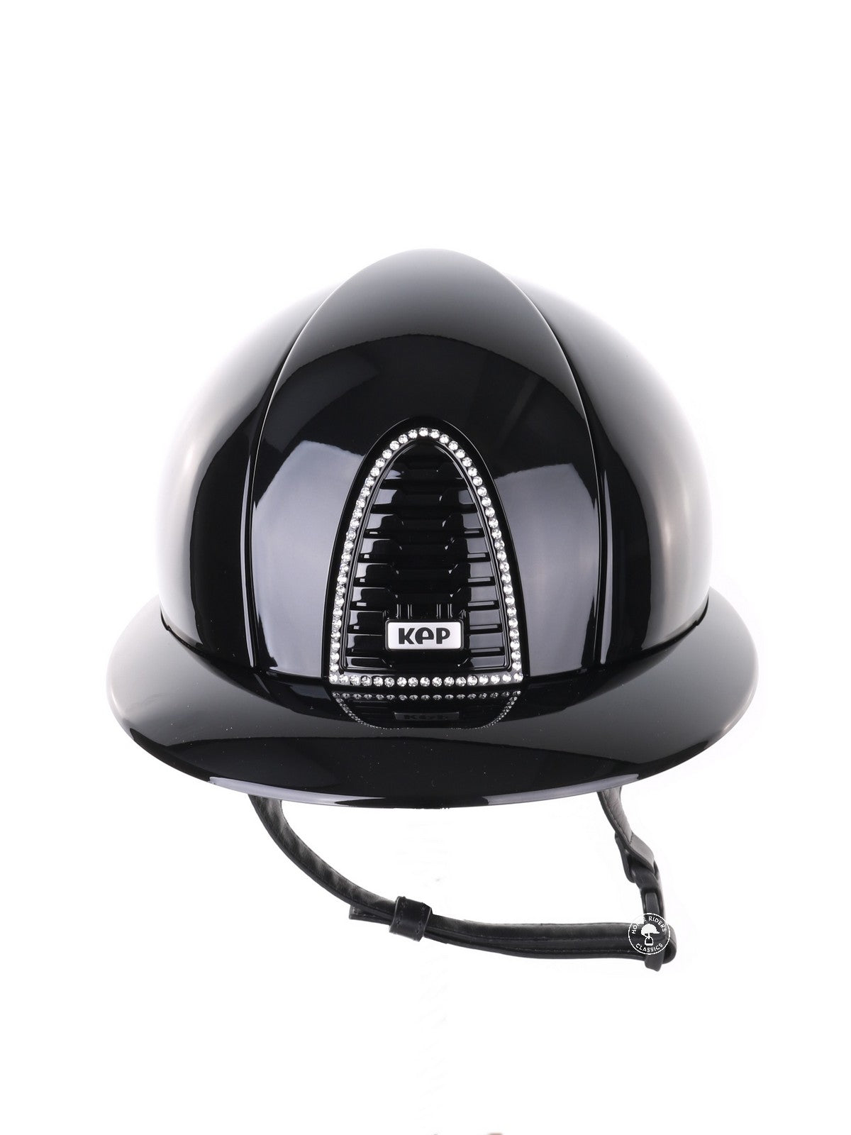 Kep Italia Riding Helmet Cromo 2.0 Polish Polo Peak Swarovski Frame