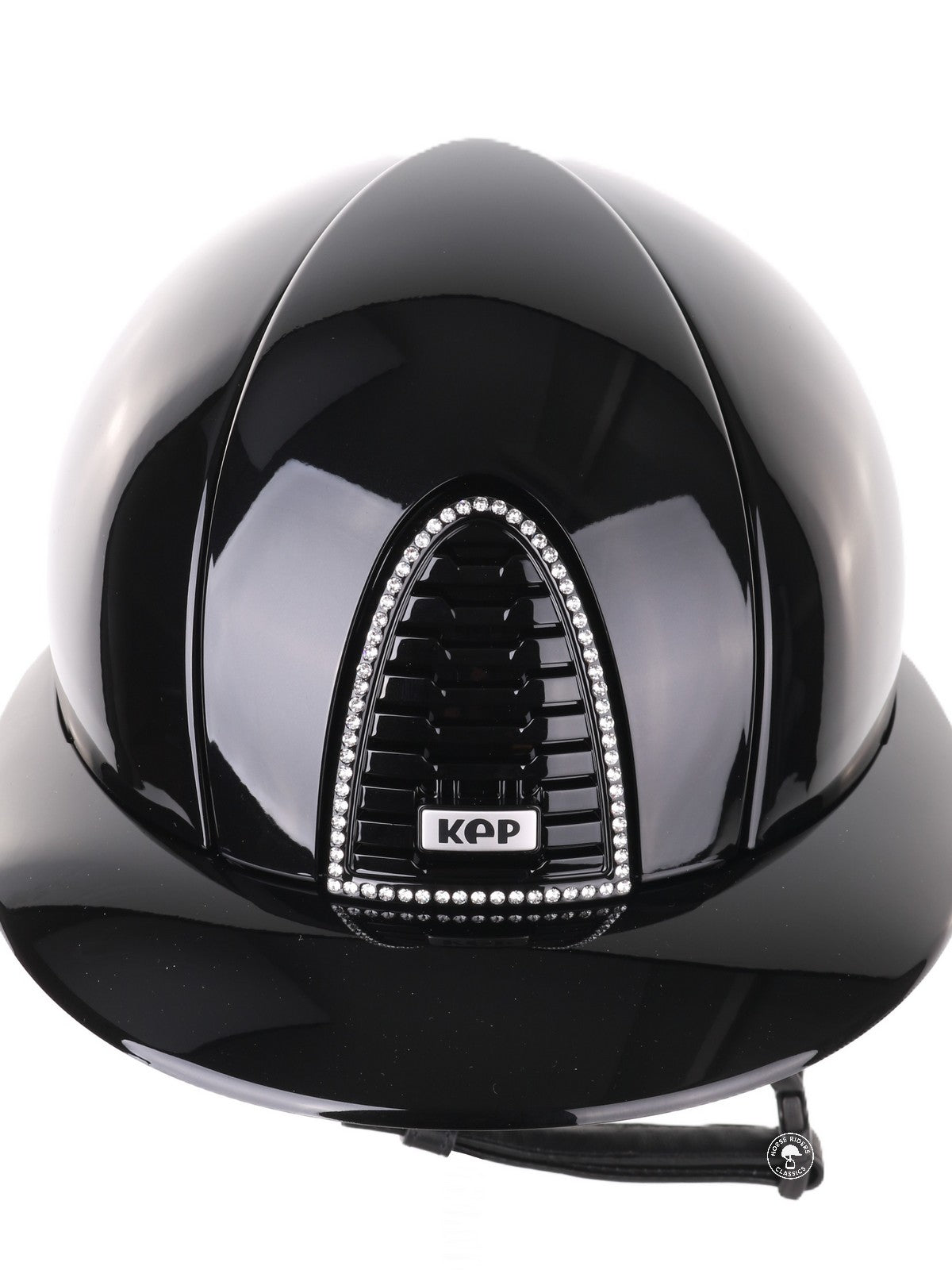 Kep Italia Riding Helmet Cromo 2.0 Polish Polo Peak Swarovski Frame