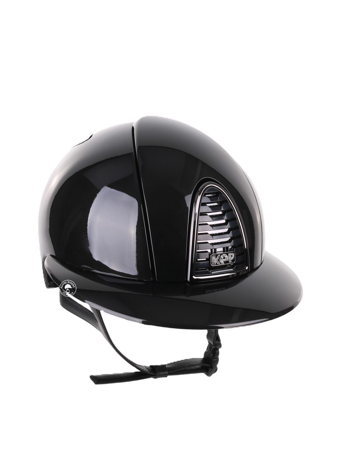 Kep Italia Riding Helmet Cromo 2.0 Shine Polo Peak Black Mirror Black Frame
