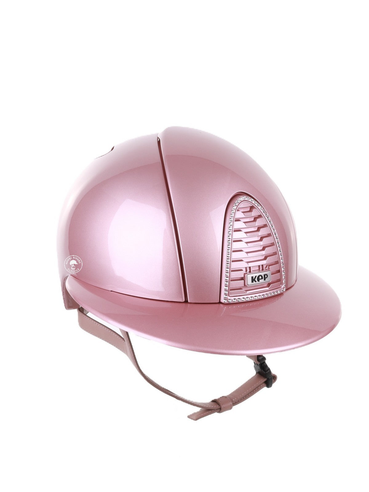 Kep Italia Riding Helmet Cromo 2.0 Diamond Polo Peak Pink Swarovski Frame