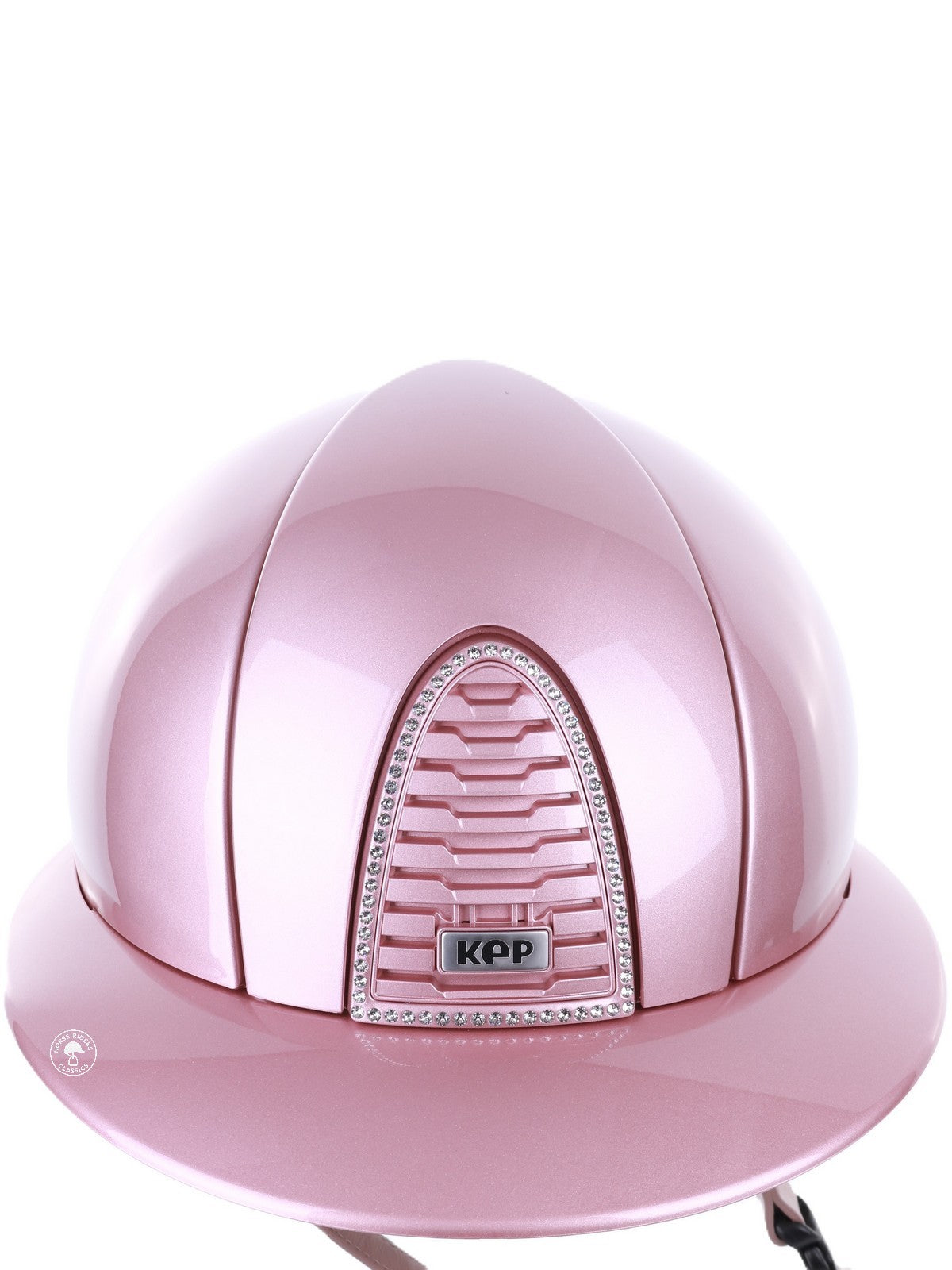 Kep Italia Riding Helmet Cromo 2.0 Diamond Polo Peak Pink Swarovski Frame