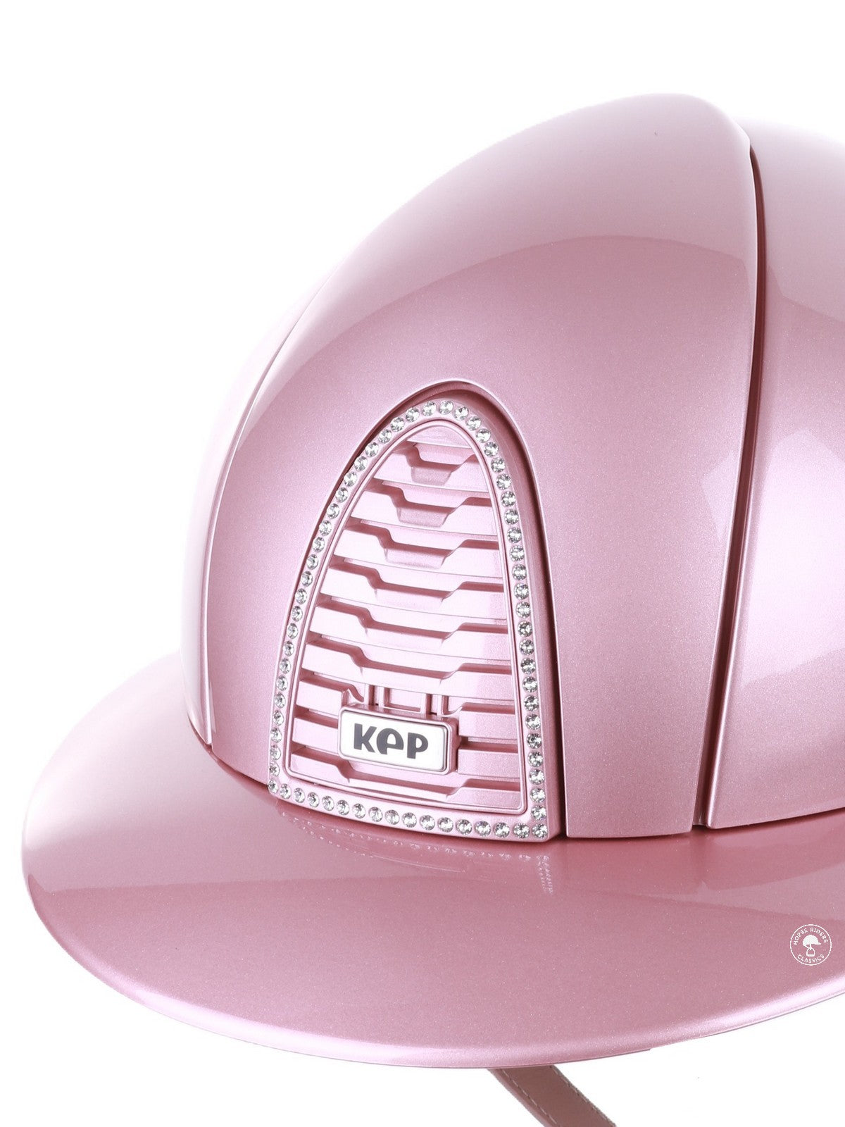 Kep Italia Riding Helmet Cromo 2.0 Diamond Polo Peak Pink Swarovski Frame