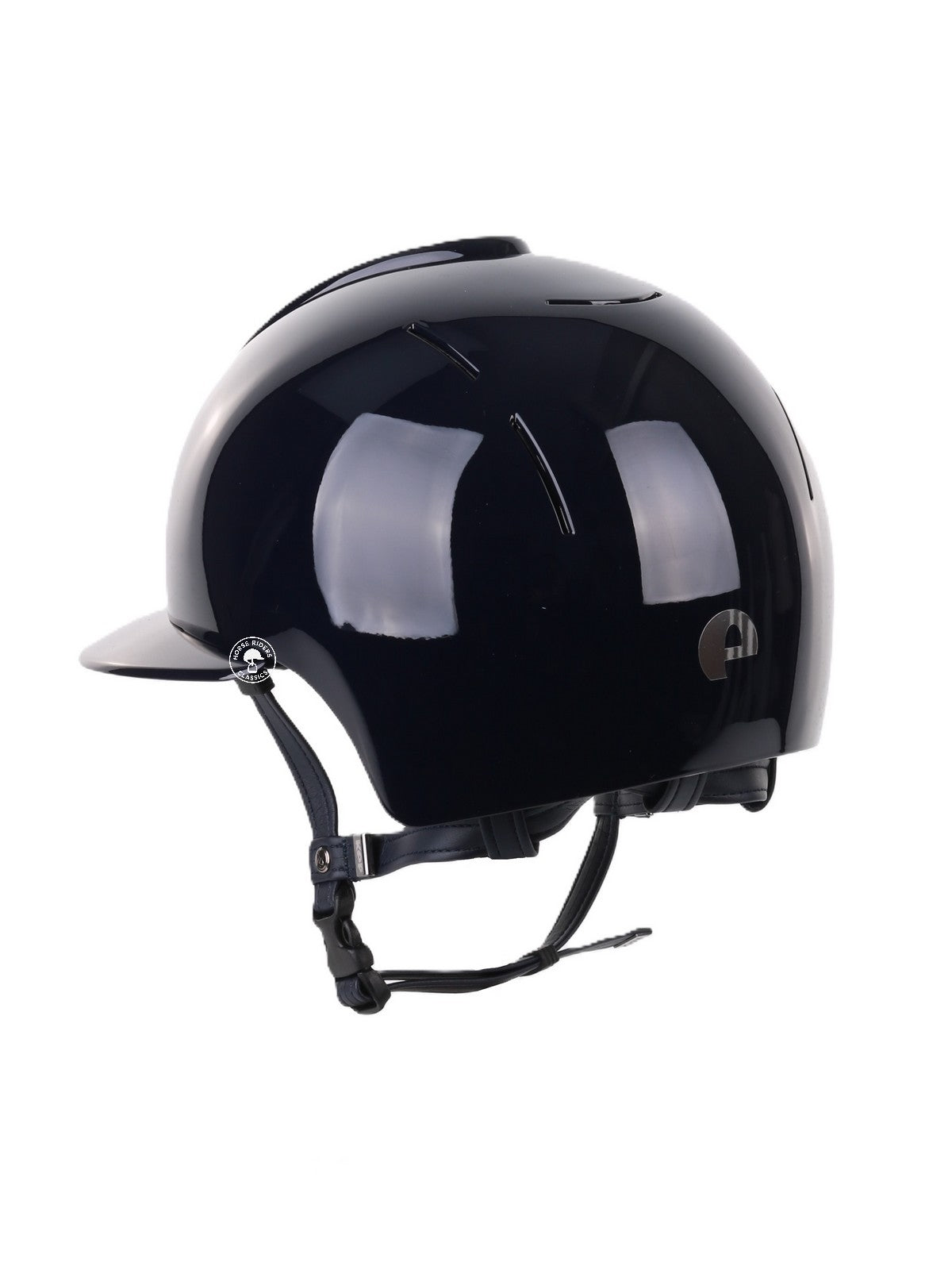 Kep Italia Riding Helmet Smart Polish Polo Visor Blue
