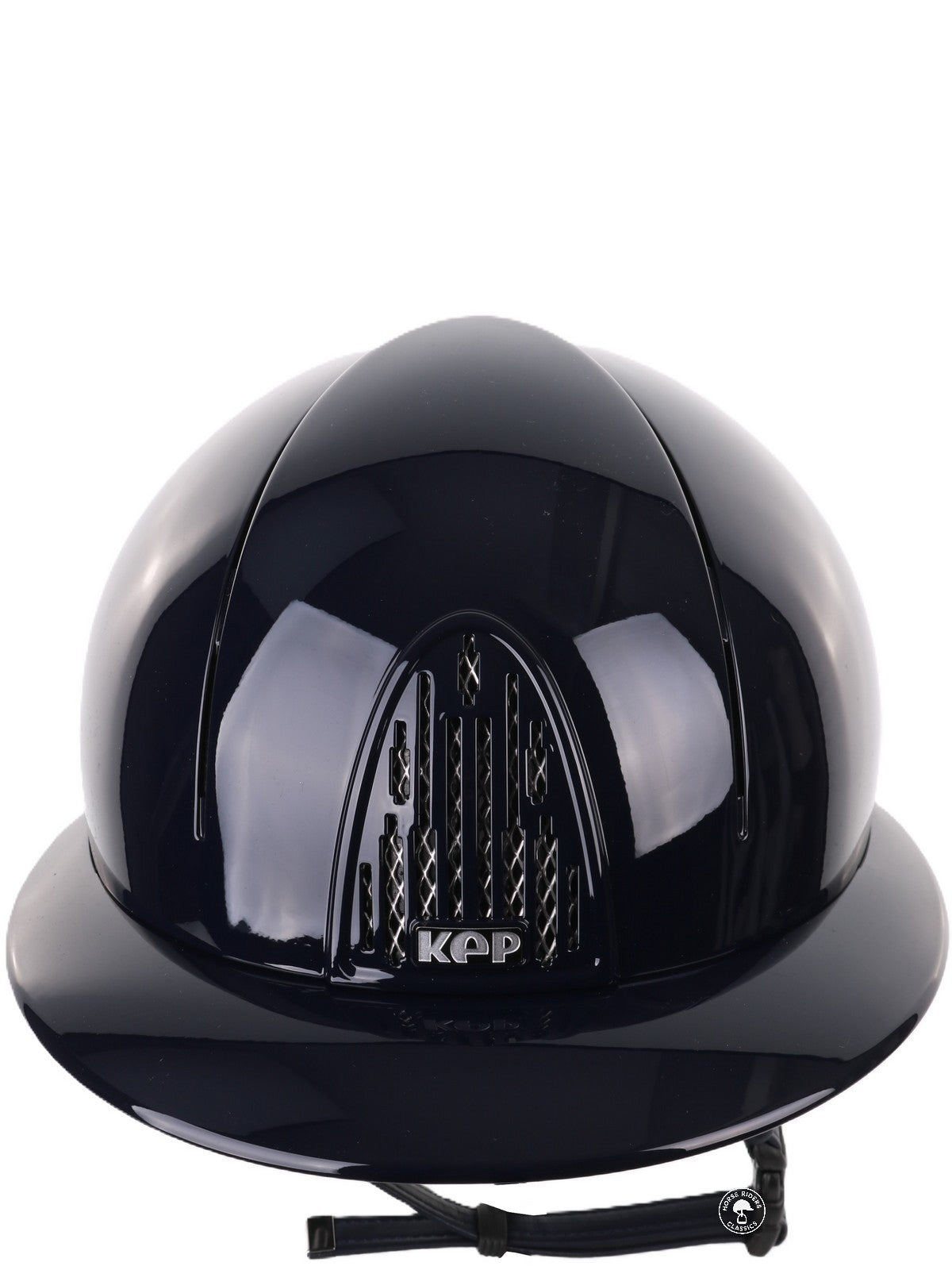 Kep Italia Riding Helmet Smart Polish Polo Visor Blue