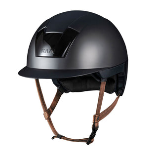Kask Kooki Matt Black Light Brown Chinstrap