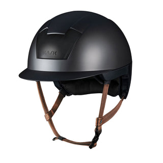 Kask Kooki Black Shadow Light Brown Chin Strap
