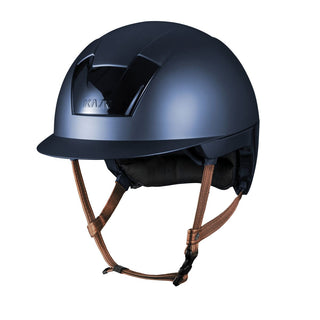 Kask Kooki Matt Navy Light Brown Chinstrap