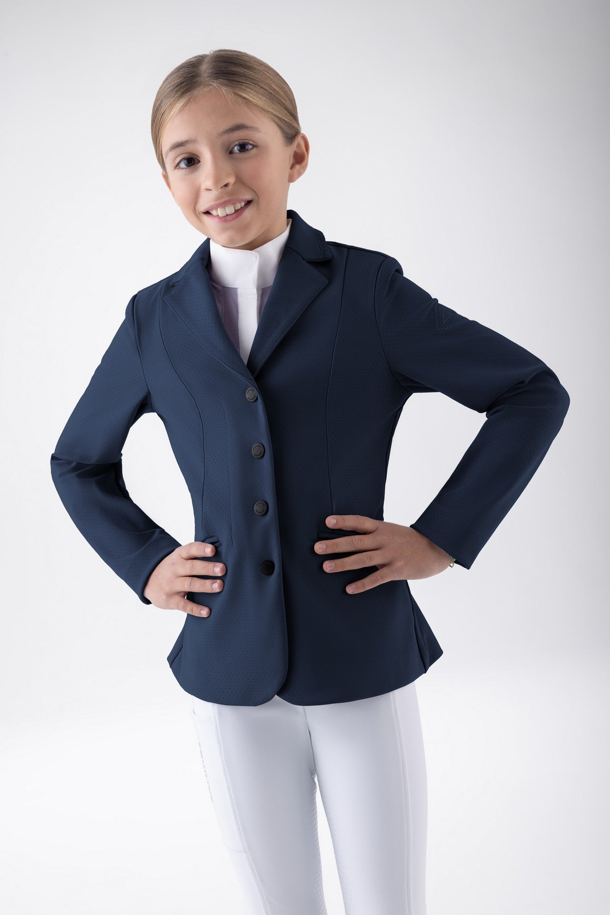 Equiline Wedstrijdjasje meisjes Eqginga Blauw Blauw