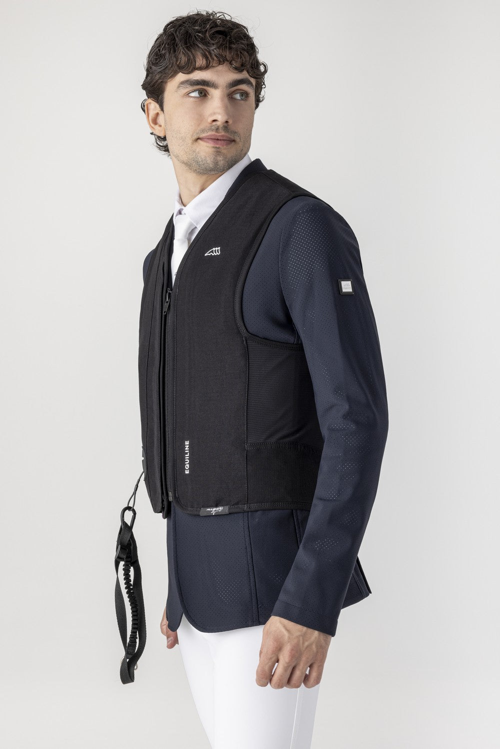 Equiline airbagvest unisex Belair Zwart